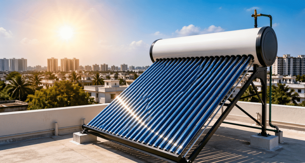 solar geyser installation in Bangalore for home energy saving
