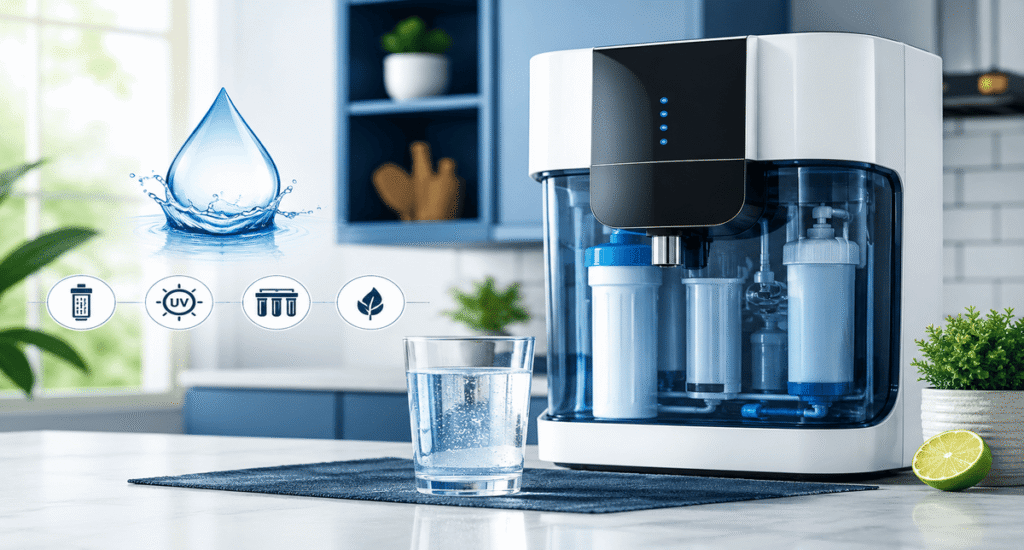 best water purifier for home in India with advanced filtration system