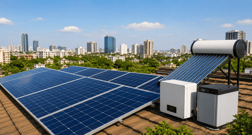 Reliable solar products in Bangalore rooftop solar installation
