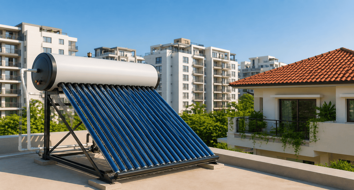 Top benefits of a solar water heater for apartments and villas by Superior Solar